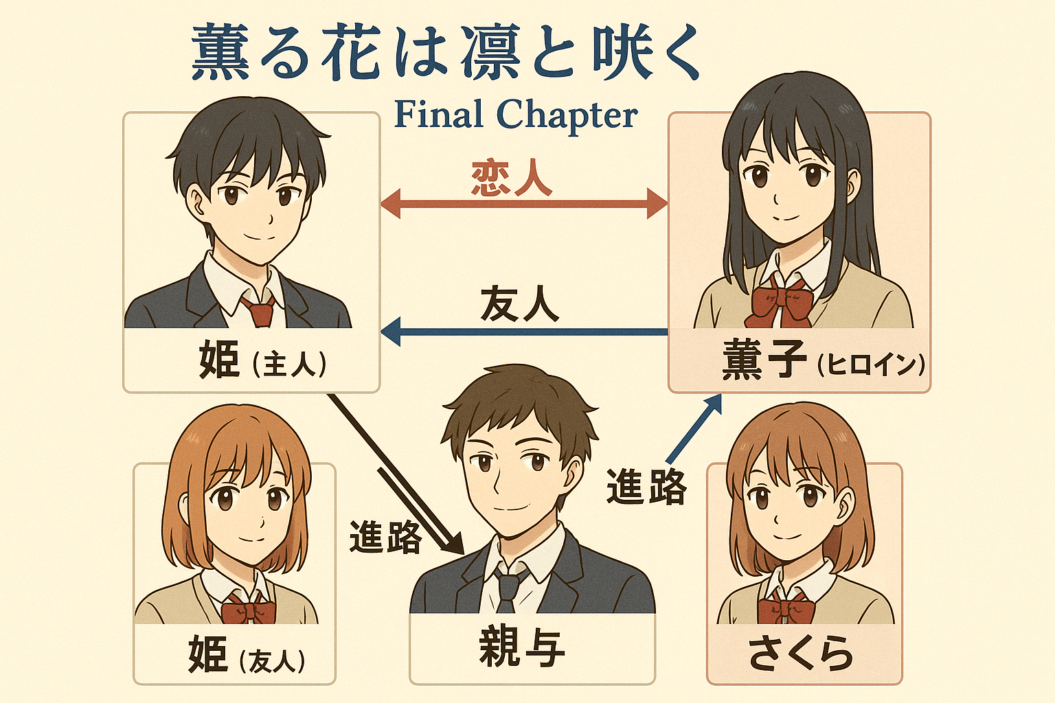 薫る花は凛と咲く 相関図 終盤
